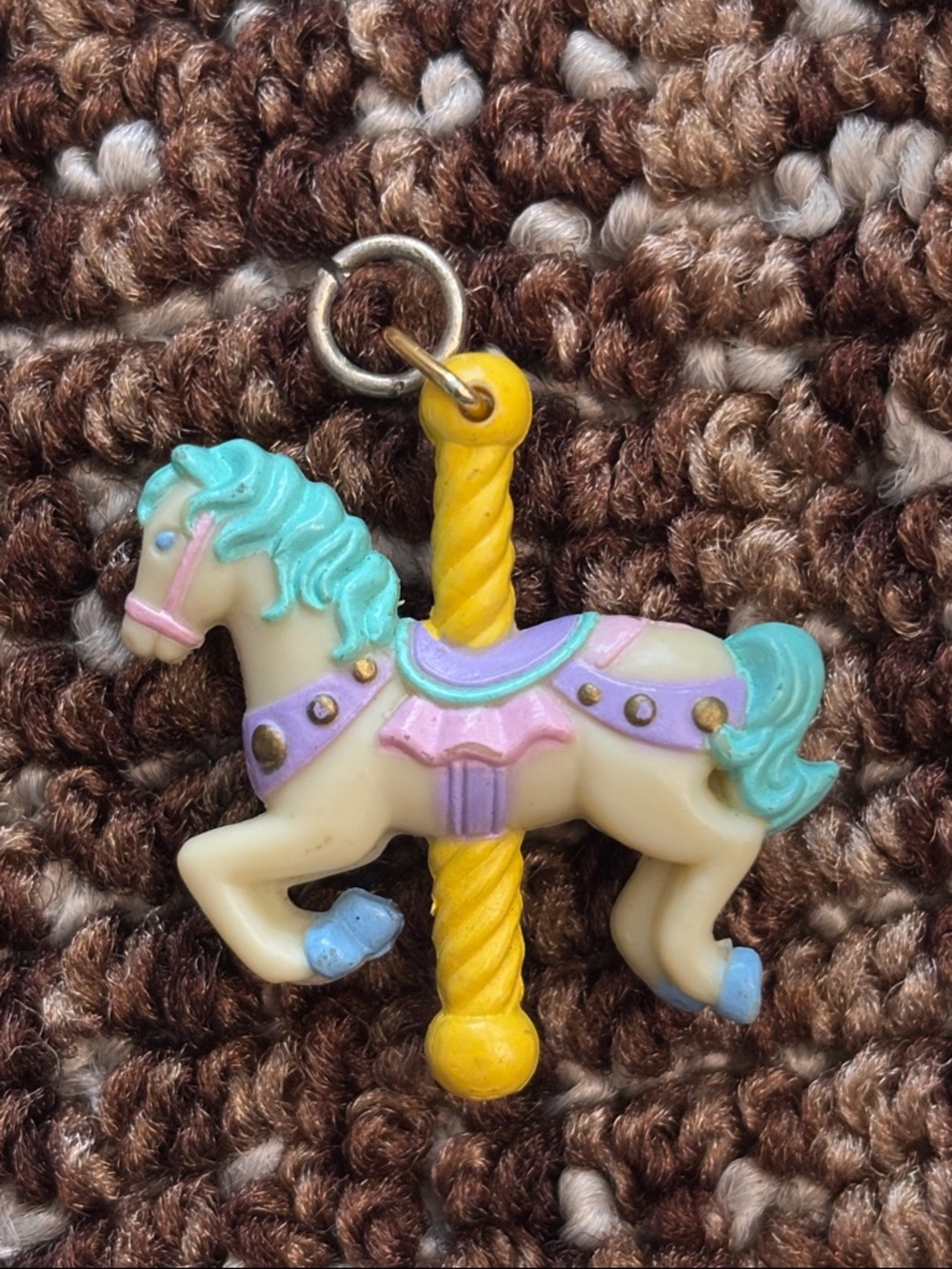 1992 Avon Pastel Ponies Pendant Vintage Charm